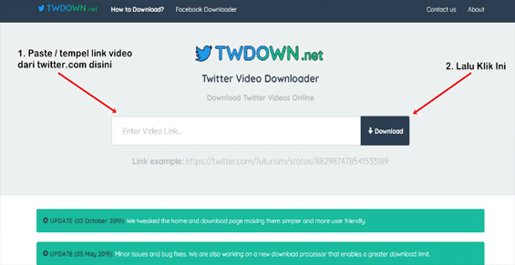 Cara Download Video Twitter Menggunakan TWdown.net