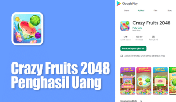 crazy fruit 2048 apakah membayar