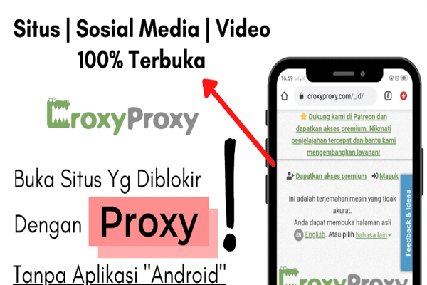 Begini Cara Membuka CroxyProxy Untuk Mengakses Semua Situs yang Diblokir