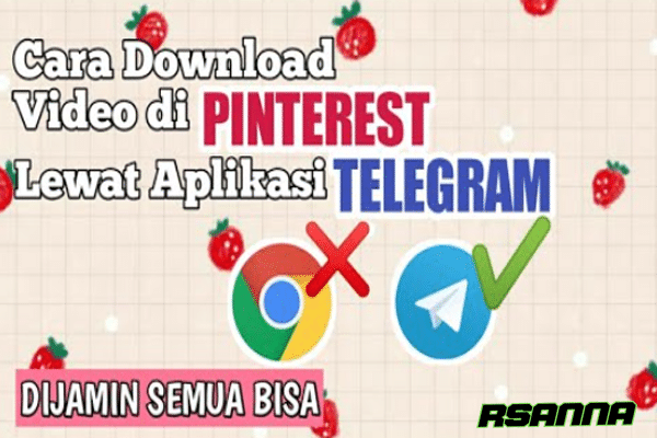 Download Video di Pinterest Lewat Aplikasi Telegram